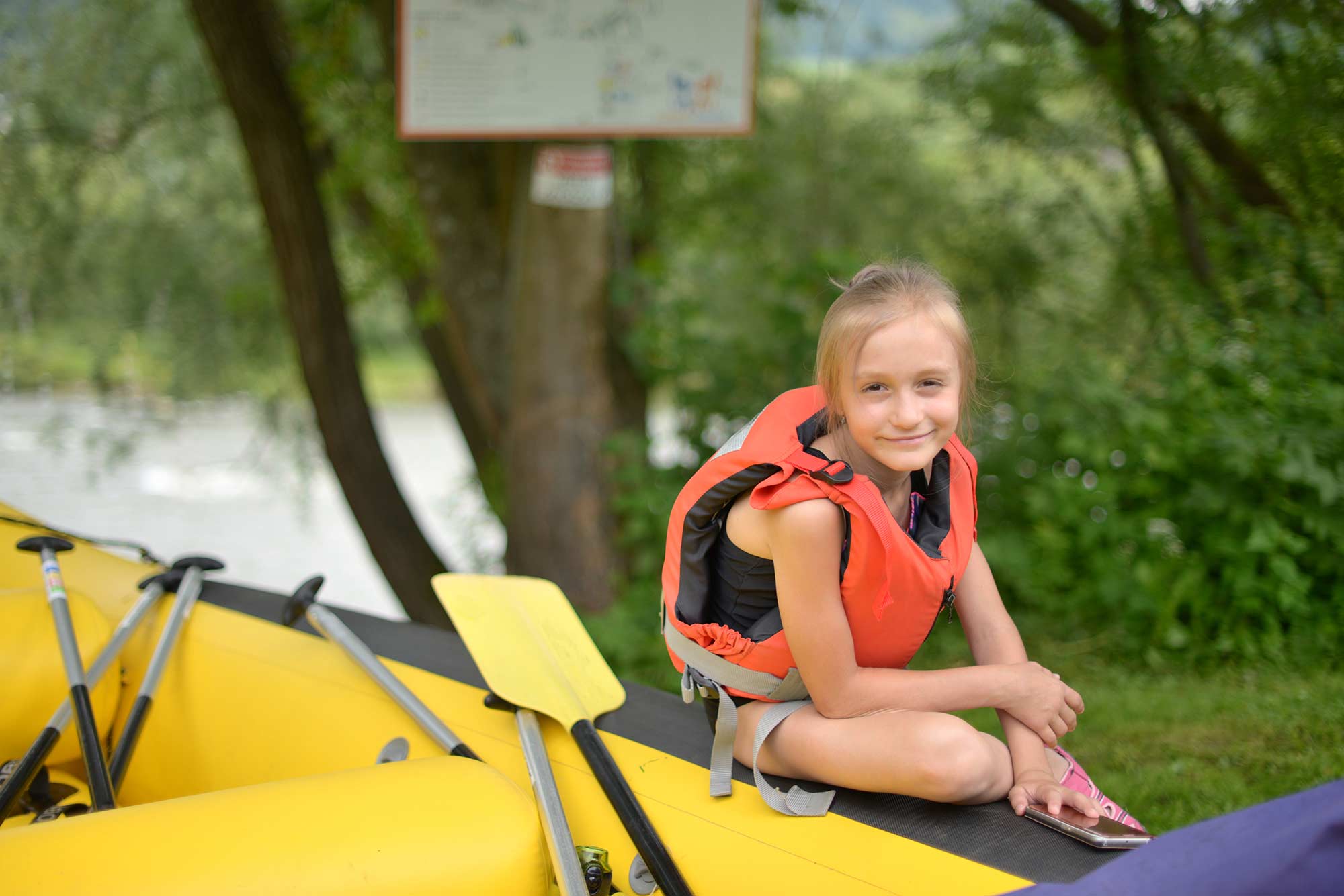 Bootsauflug auf der Niers